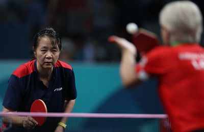 Zeng Zhiying, Atlet Tenis Meja Berusia Hampir Kepala Enam yang Debut di Olimpiade Paris 2024