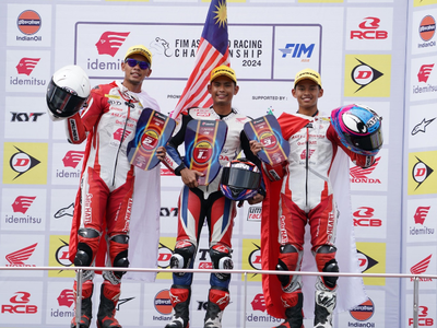 Pembalap Indonesia Adenda Putra dan Veda Ega Naik Podium di Asia Road Racing Championship 2024
