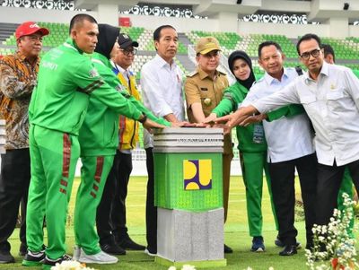 Resmikan Stadion Utama Sumatera Utara, Presiden Jokowi Tekankan Pentingnya Pemeliharaan