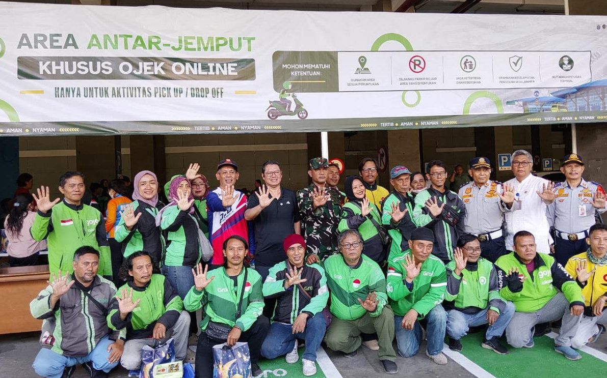 Kurangi Macet dan Maraknya Parkir Liar, Dishub DKI Jakarta Resmikan Pangkalan Ojol di Terminal Pulo Gebang