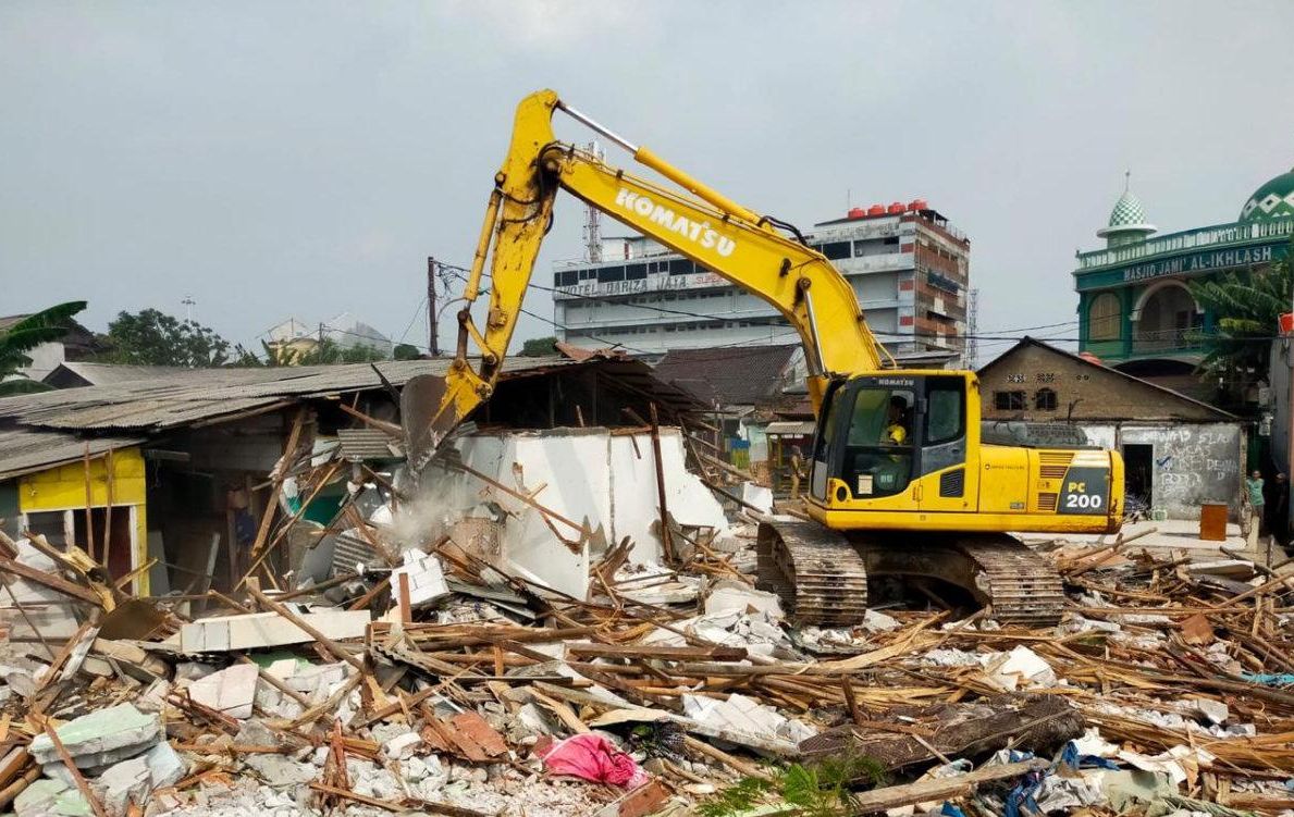 Jalan Tembus Baru ke Terminal Pulo Gadung Kian Mulus Berkat Penertiban Lahan di Kelapa Gading