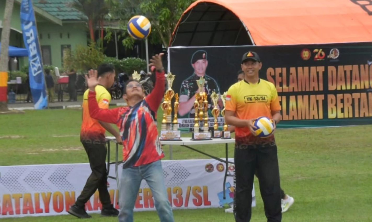 Turnamen Bola Voli Lembuswana Cup di Nunukan Resmi Dimulai
