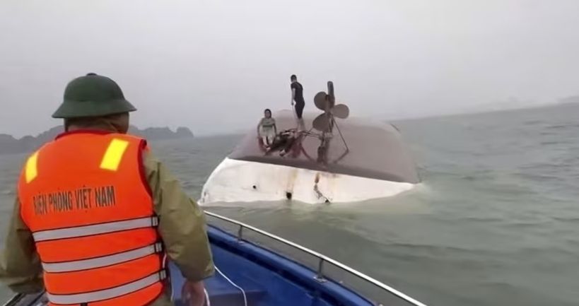 Tragedi Kapal Wisata Terbalik di Teluk Ha Long Vietnam: 37 Orang Tewas, 5 Masih Hilang