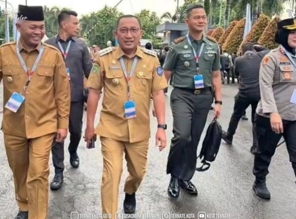 Ikuti Rakornas 2026, Wali Kota Ternate Tegaskan Dukungan Penuh untuk Arah Pembangunan Nasional