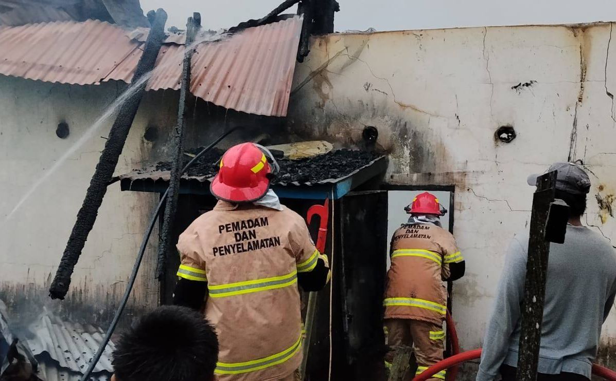 Rumah Walet di Nunukan Selatan Ludes Terbakar, Diduga Akibat Korsleting Listrik