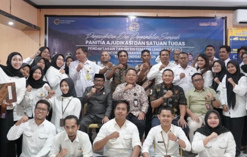 Pemkot Ternate Dorong Percepatan PTSL 2026, Fokus Pulau Terluar