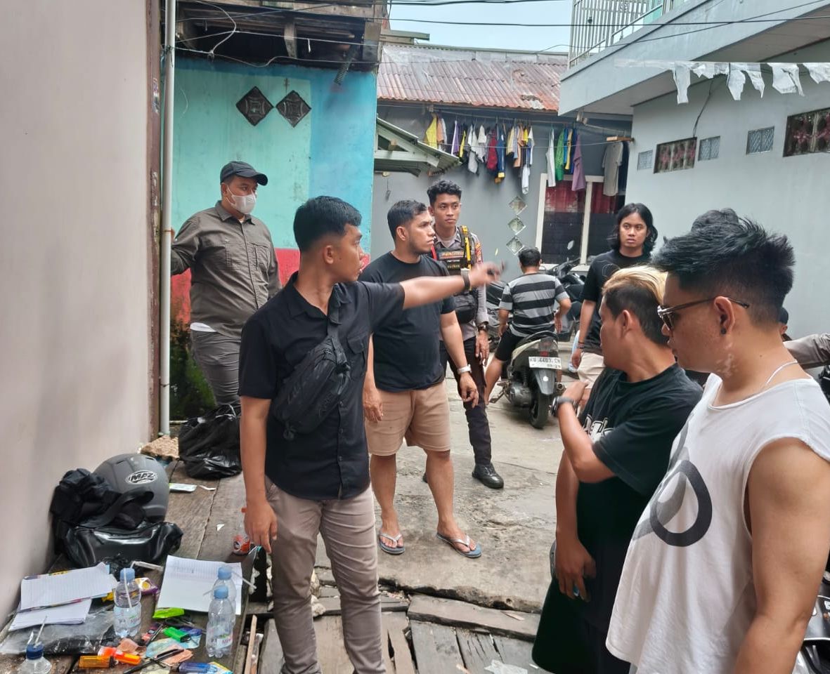 Operasi Gabungan di Kampung Bersinar Tarakan, Tiga Terduga Penyalahguna Narkoba Diamankan