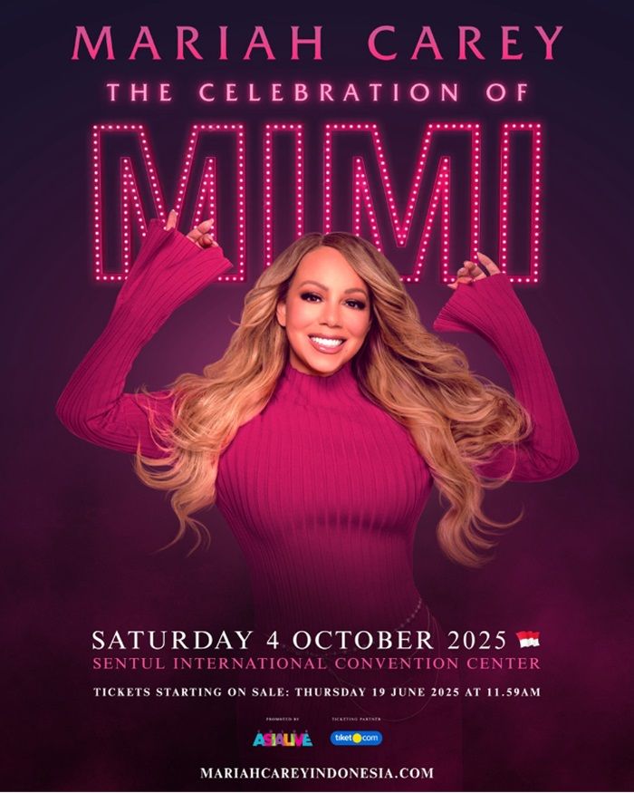 Tiket Konser Mariah Carey 2025 di Sentul Diumumkan, Ini Harga dan Kategorinya!