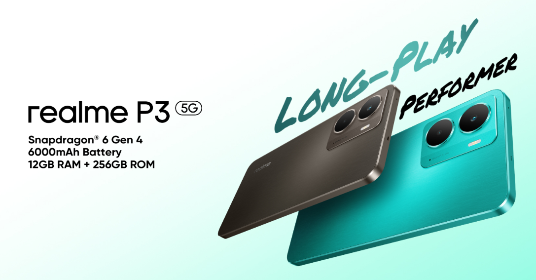 Realme 3 Jutaan? Realme P3 Bawa Layar 120Hz, Snapdragon 6 Gen 4, dan Tahan Air IP69,