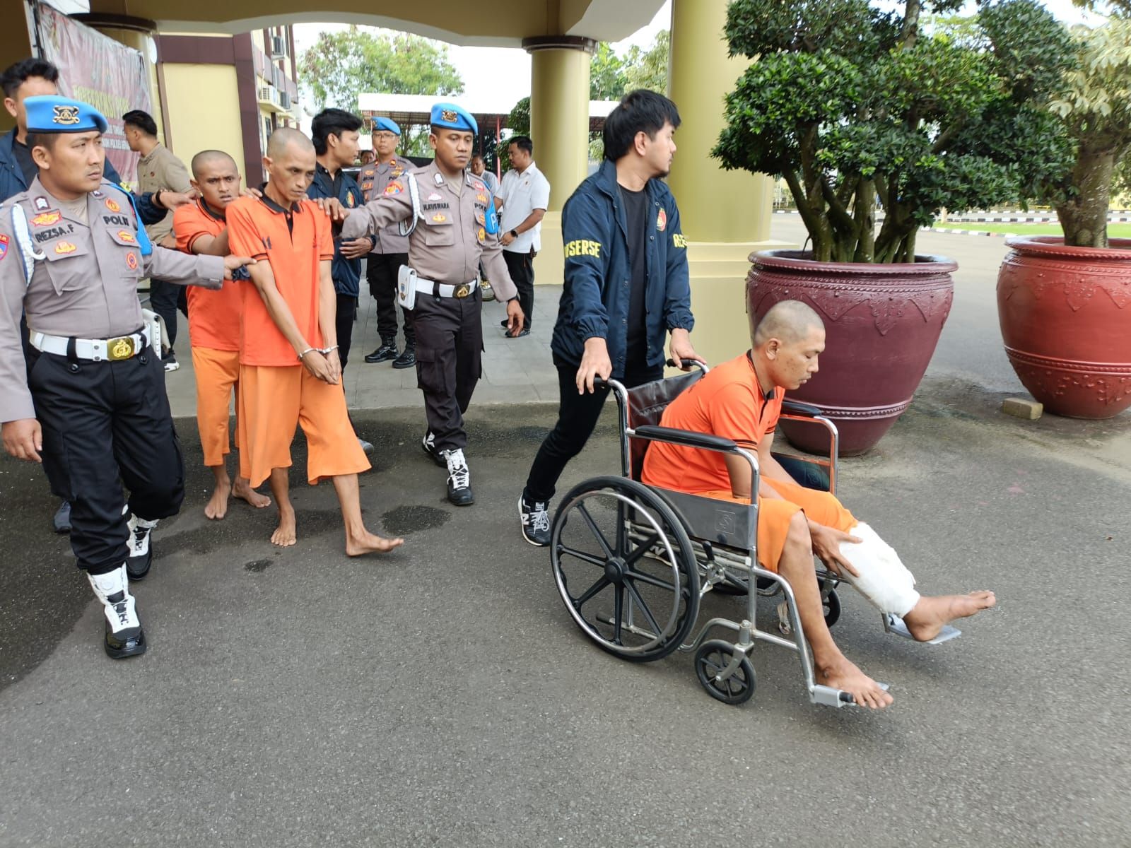 Tiga Pelaku Pembunuhan Berencana Di Bekuk Polres Serang