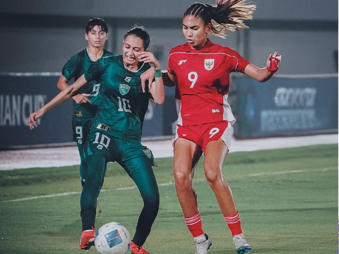 Timnas Putri Indonesia Tertinggal 0-2 dari Pakistan di Babak Pertama