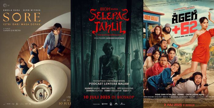 18 Film Indonesia Terbaru Juli 2025 Tayang di Bioskop, Ada Horor sampai Romantis!