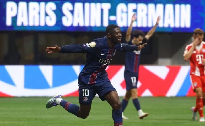 Ousmane Dembele Tiru Selebrasi Main Game Diogo Jota Usai Cetak Gol Melawan Bayern Munich di Piala Dunia Antarklub