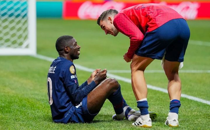 Ousmane Dembele Tiru Selebrasi Main Game Diogo Jota Usai Cetak Gol Melawan Bayern Munich di Piala Dunia Antarklub