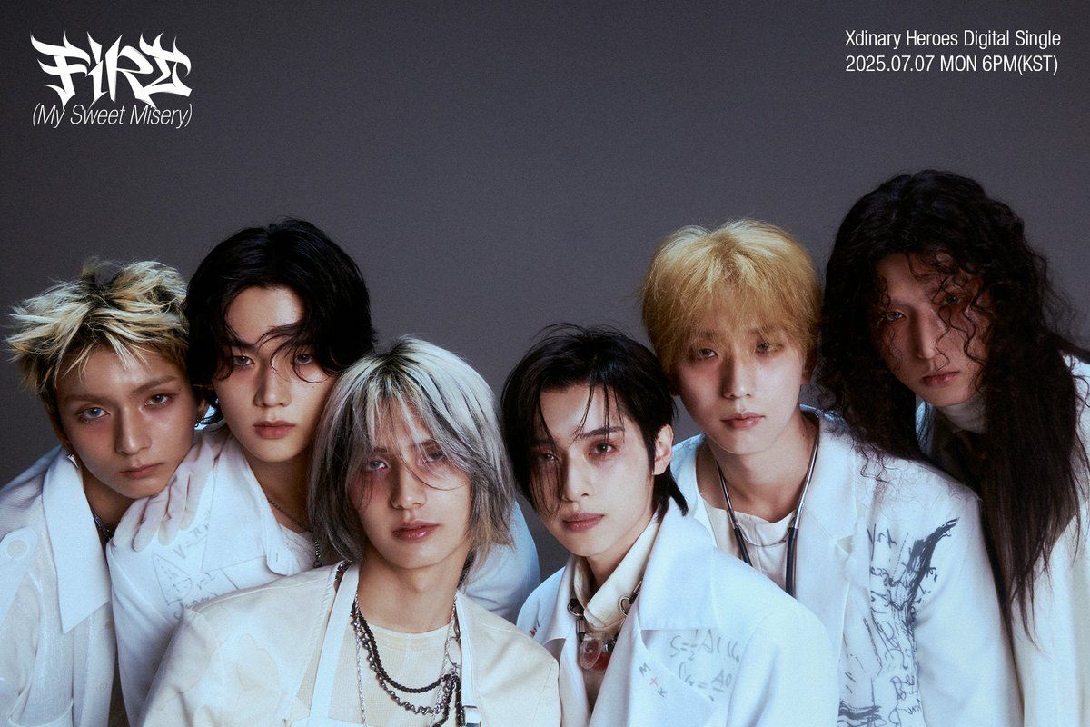 Xdinary Heroes Kembali dengan Genre Hard Rock Lewat Digital Single FiRE (My Sweet Misery)
