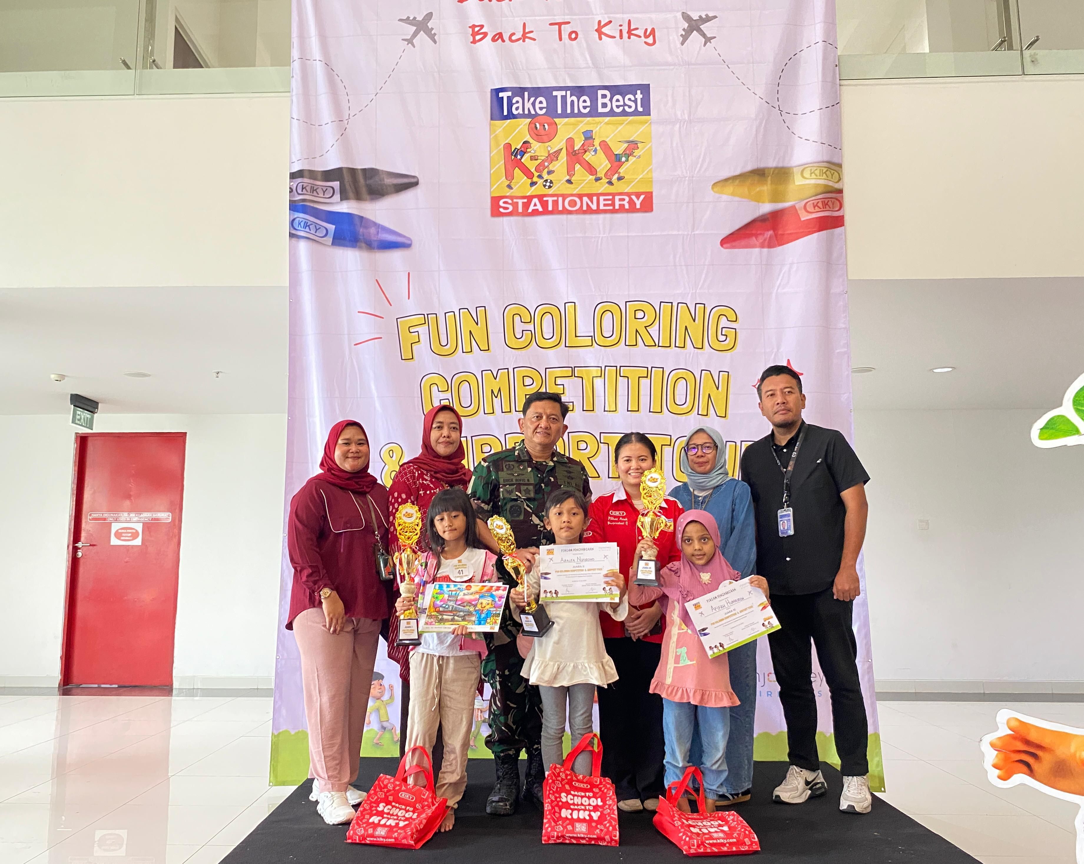 Fun Coloring dan Airport Tour, Cara Seru Bandara Adi Soemarmo Isi Liburan Sekolah
