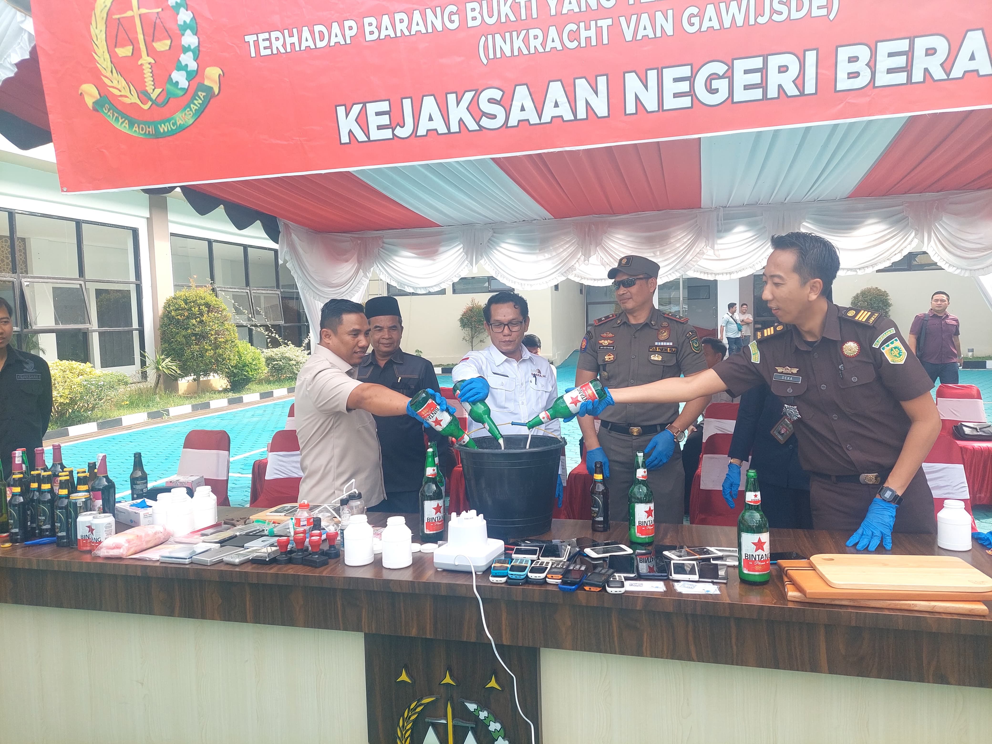 Perkara Narkoba Mendominasi, Barang Bukti 184 Perkara Dimusnahkan Kejaksaan Negeri Berau