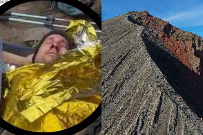 Lagi-lagi! Turis Swiss Terjatuh di Gunung Rinjani, Alami Patah Tulang dan Pendarahan Kepala