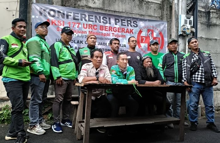 URC Gelar Aksi 177 di Jakarta, Ini Tuntutan Pengemudi Ojol