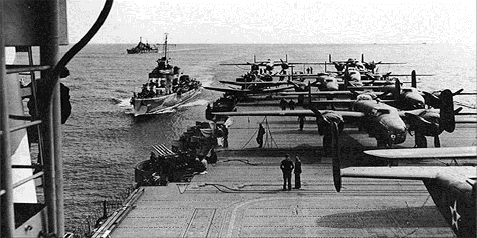 Operasi Doolittle Raid: Saat AS Nekat Terbangkan Pesawat Pengebom dari Kapal Induk