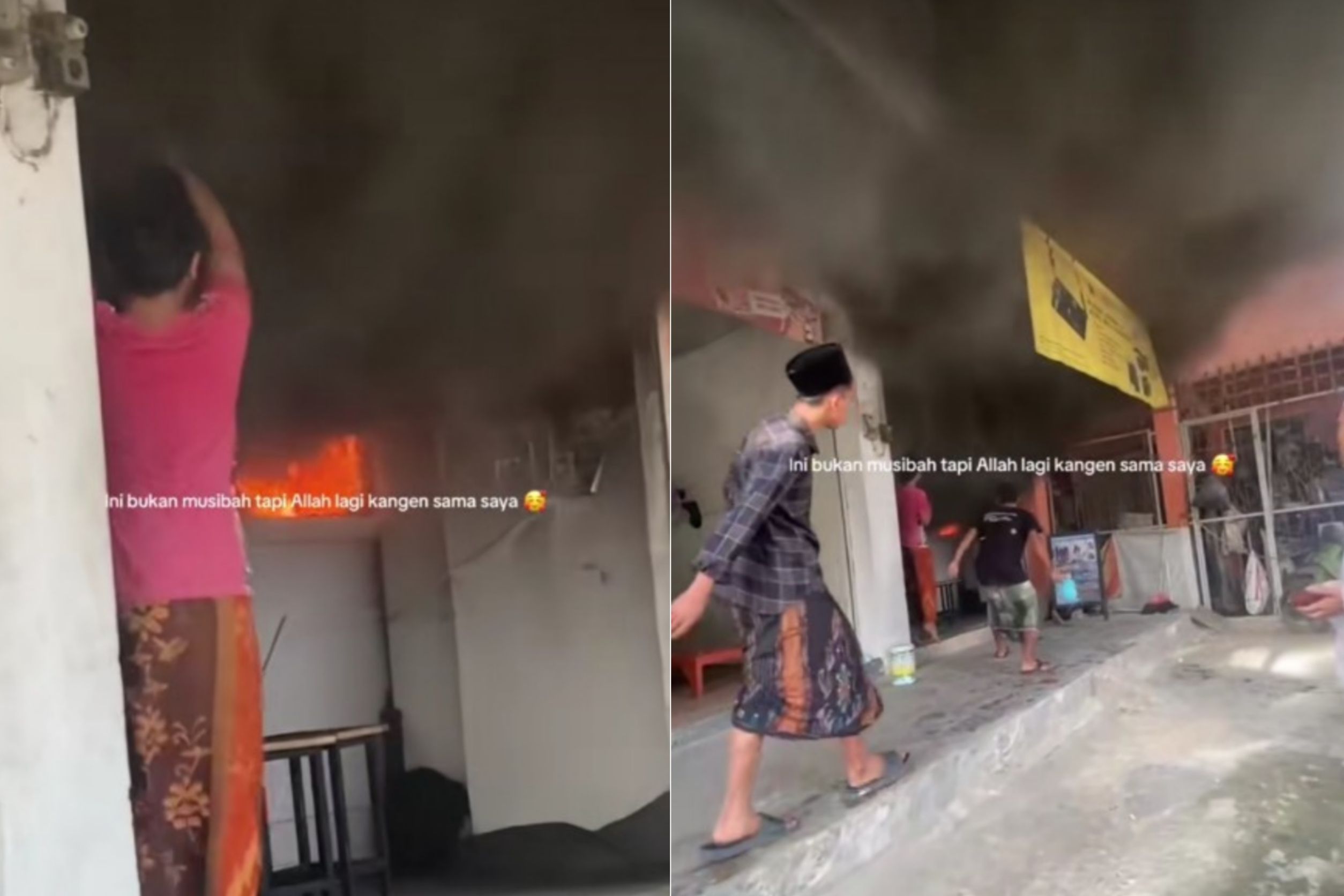 Kebakaran Tiba-Tiba di Toko Kamera Sumenep, Pemilik: “Allah Lagi Kangen Sama Saya”