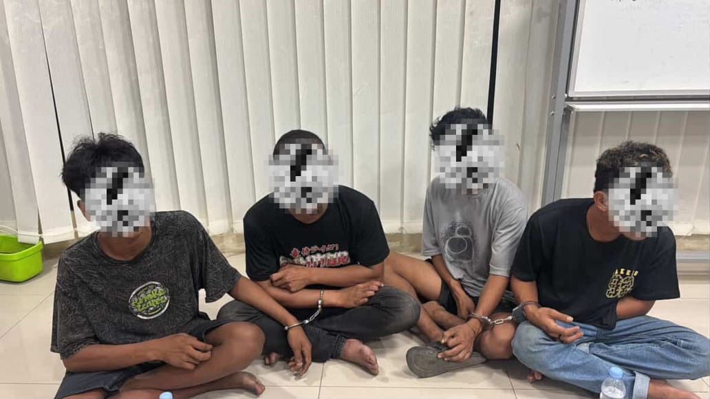 Tak Terima Disalip, Empat Pemuda Keroyok Pengendara Motor di Tanjung Redeb