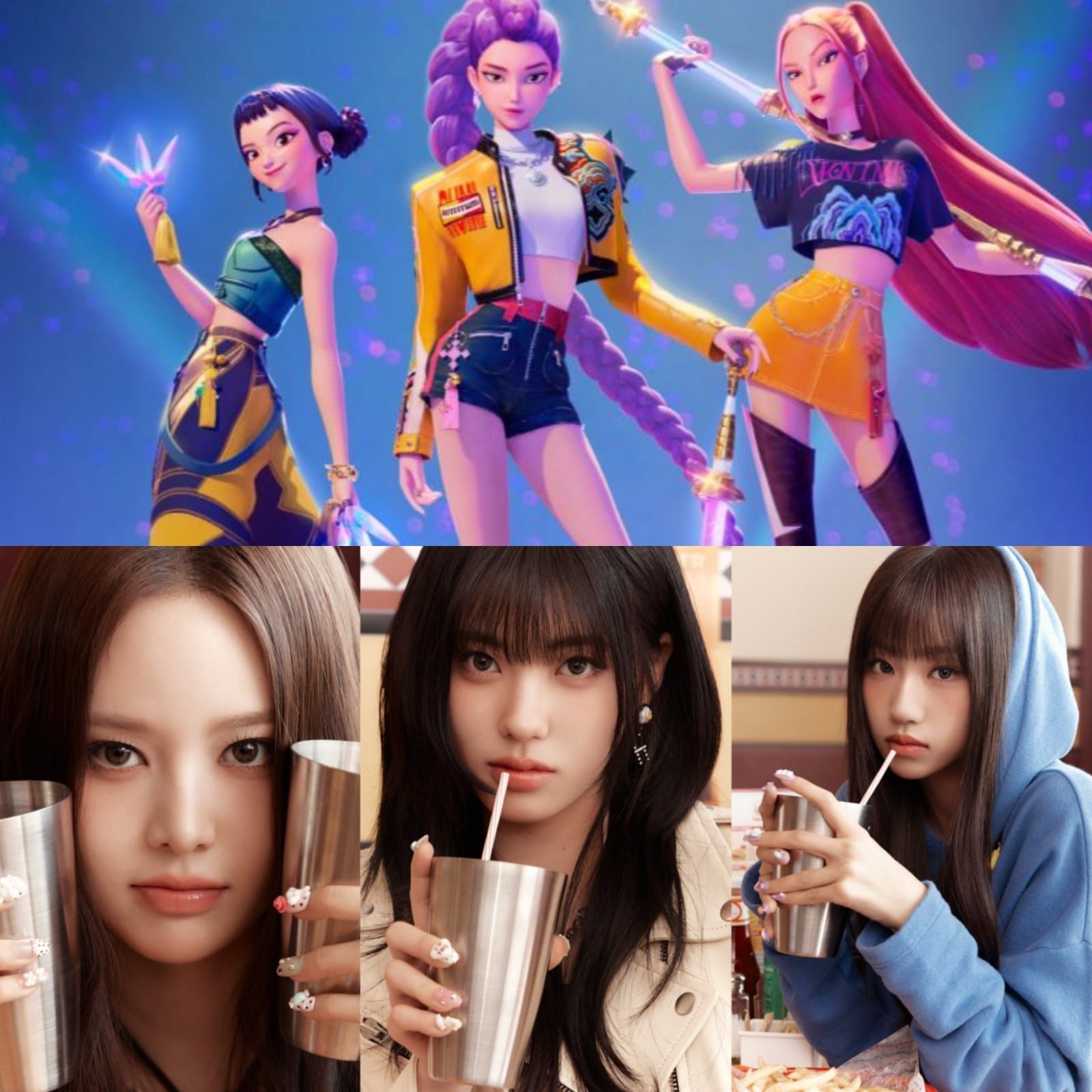 HUNTR X K-PopDemon Hunters Jadi Nyata: Jeemin, Koko, dan Jungeun IZNA Bawakan Golden di KCON LA