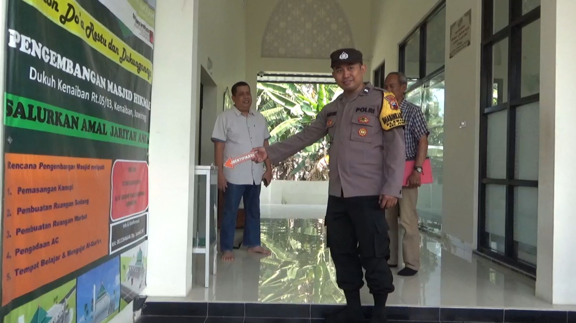 Masjid Hikmah Desa Kenaiban Disatroni Pencuri Terekam CCTV