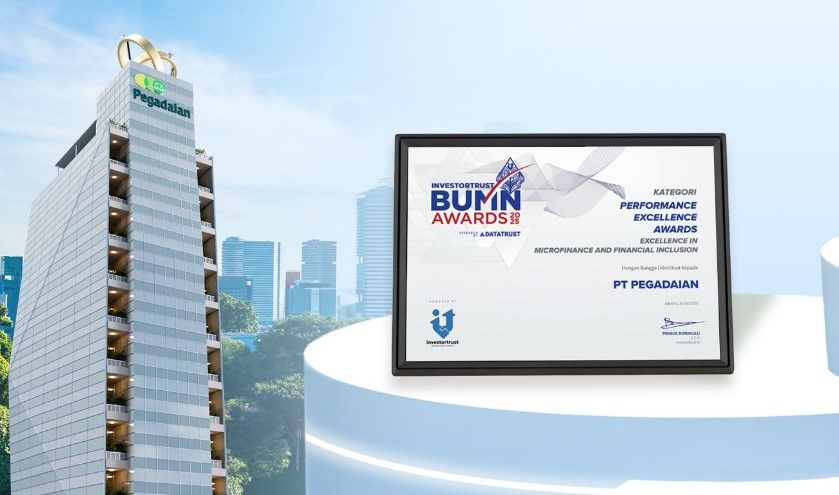 Komitmen untuk Rakyat, Pegadaian Raih Apresiasi BUMN Awards 2025 Kategori Keuangan Mikro