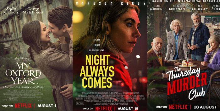 Film Barat Terbaru Netflix Agustus 2025: Ada Romantis, Misteri, sampai Dokumenter