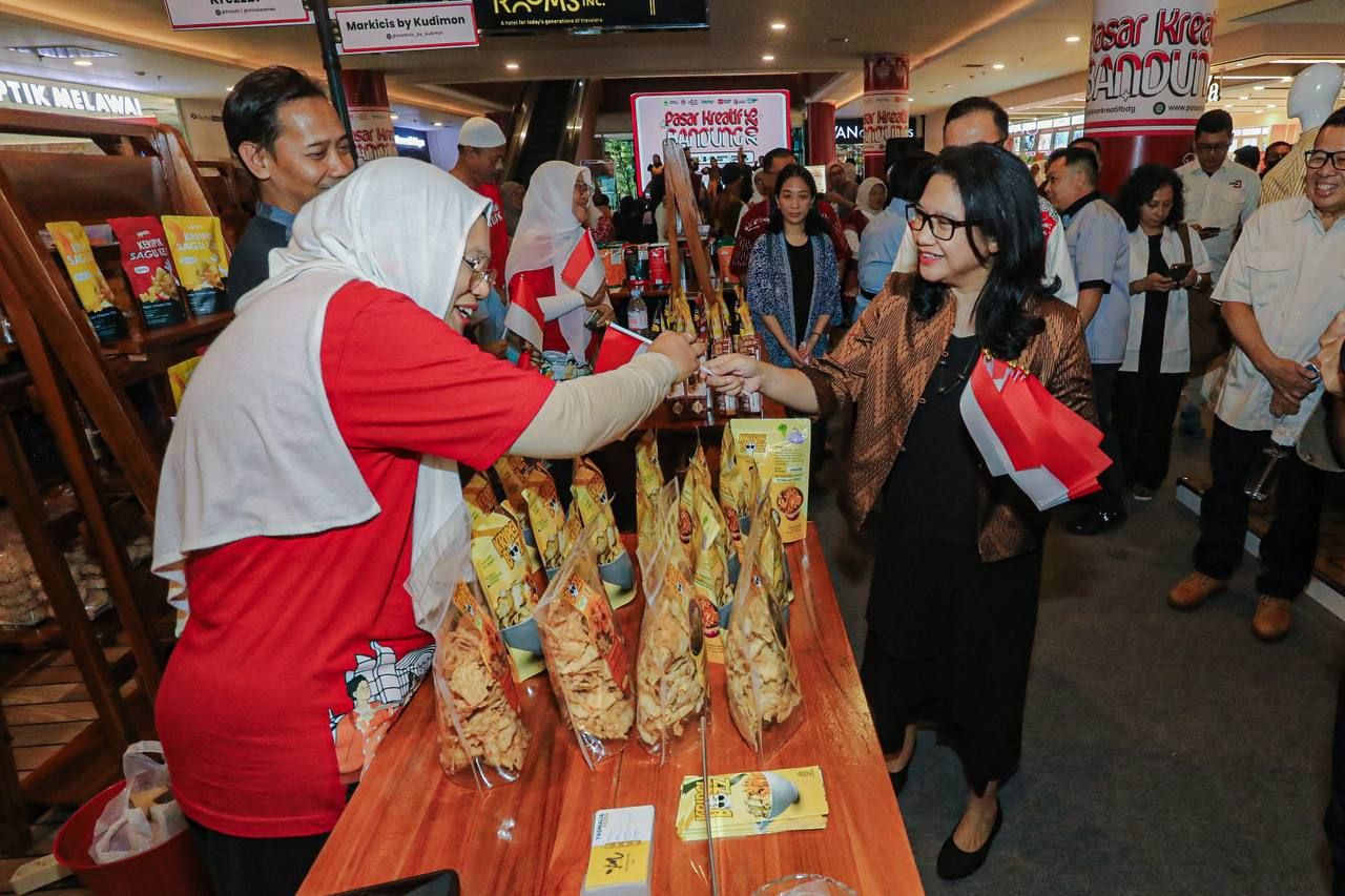 Pasar Kreatif Bandung 2025 Resmi Dibuka, Libatkan Ratusan Pelaku UMKM Lokal