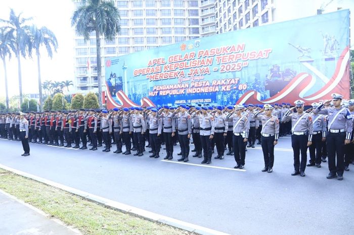 9 Ribu Personel Siap Amankan Puncak HUT ke-80 RI di Jakarta