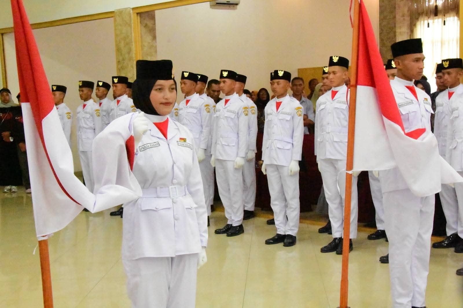 Bupati Aceh Tengah Kukuhkan Paskibraka 2025, Siap Bertugas di HUT RI ke-80