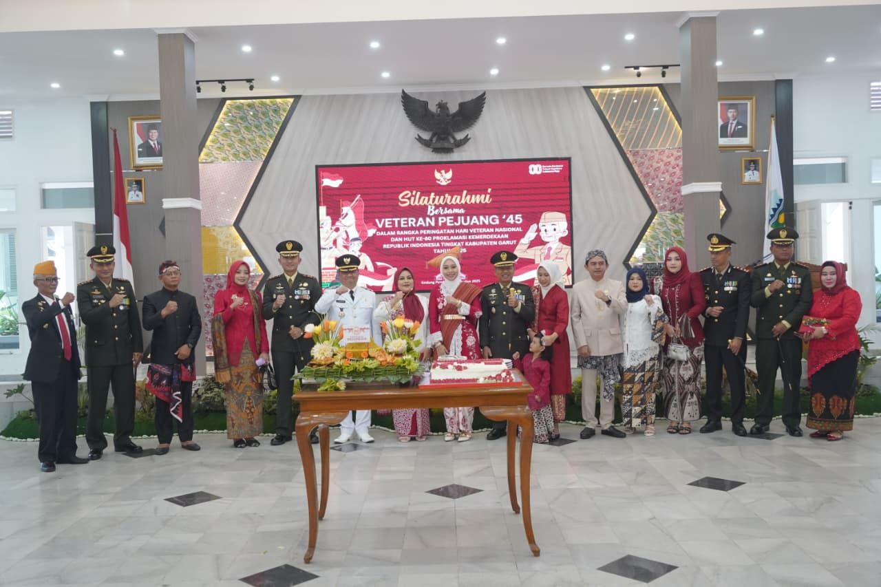 Bupati Garut Hadiri Silaturahmi Bersama Veteran ’45 dalam Peringatan HUT ke-80 RI