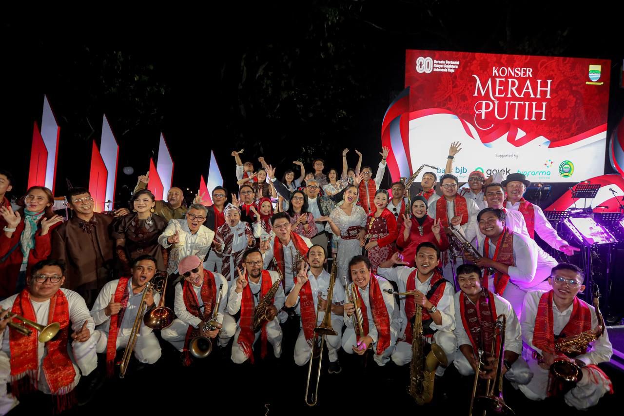 Konser Merah Putih Meriahkan Balai Kota Bandung, Perkuat Identitas Kota Musisi