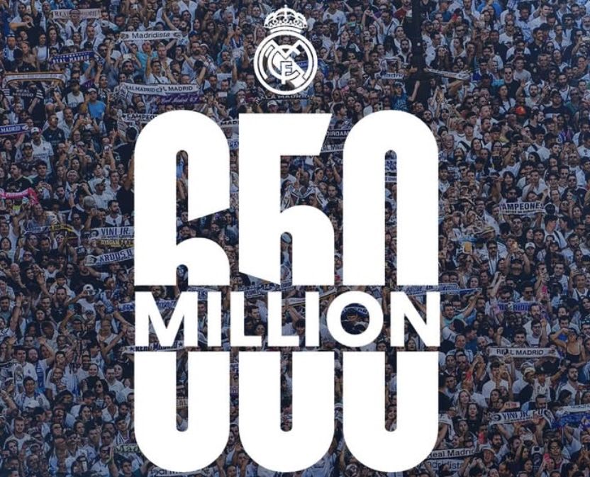 Real Madrid Pecahkan Rekor: 650 Juta Followers di Instagram!