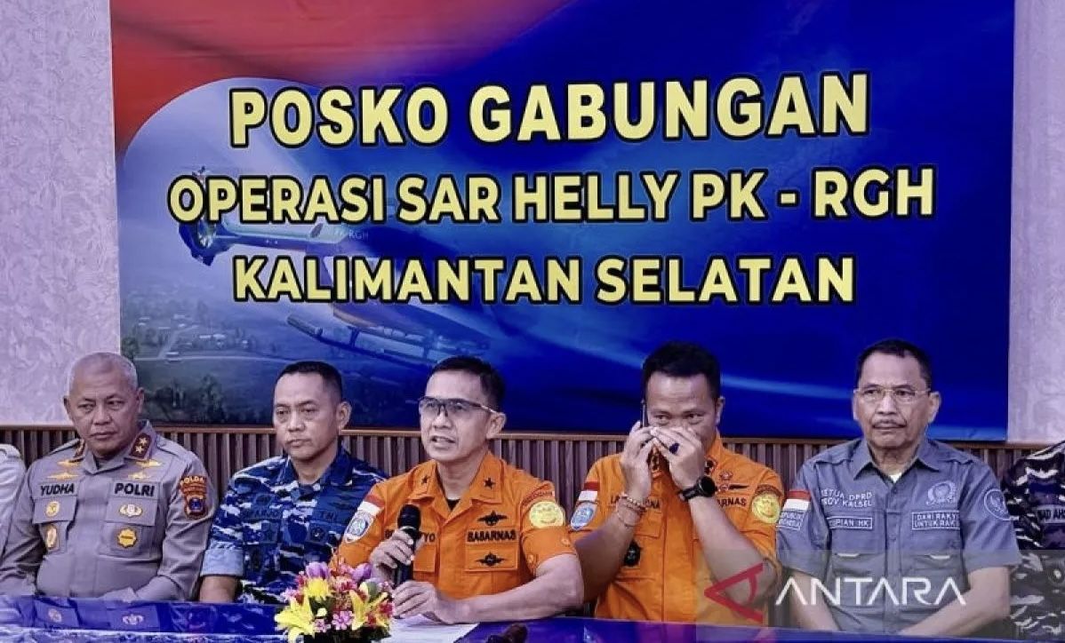 Tim SAR Temukan Helikopter Estindo Air yang Hilang Kontak di Kalimantan Selatan