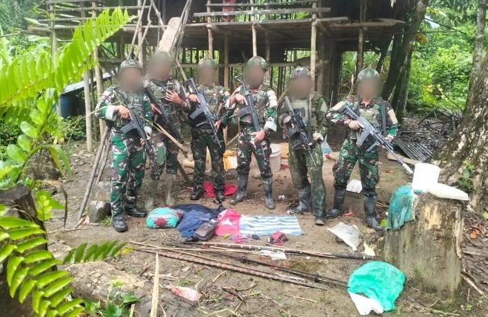 Marinir TNI AL Gempur Basis OPM di Papua Barat Daya, Warga Kembali Tenang