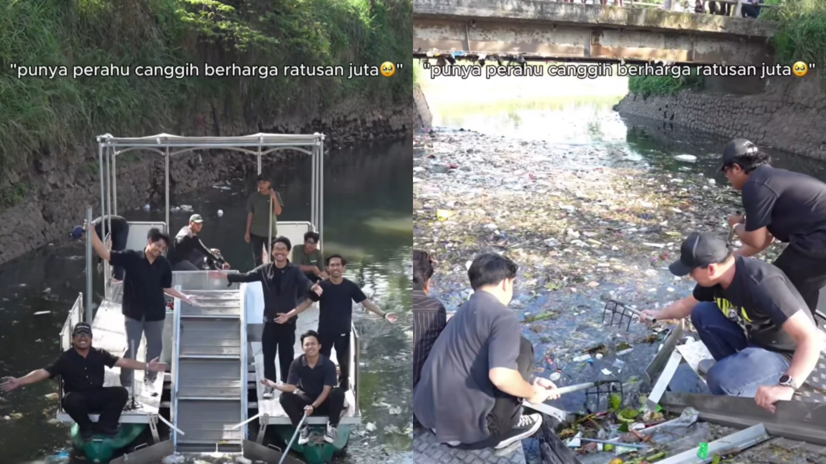 Pandawara Group Punya Perahu Pembersih Canggih Senilai Ratusan Juta untuk Bersihkan Sungai