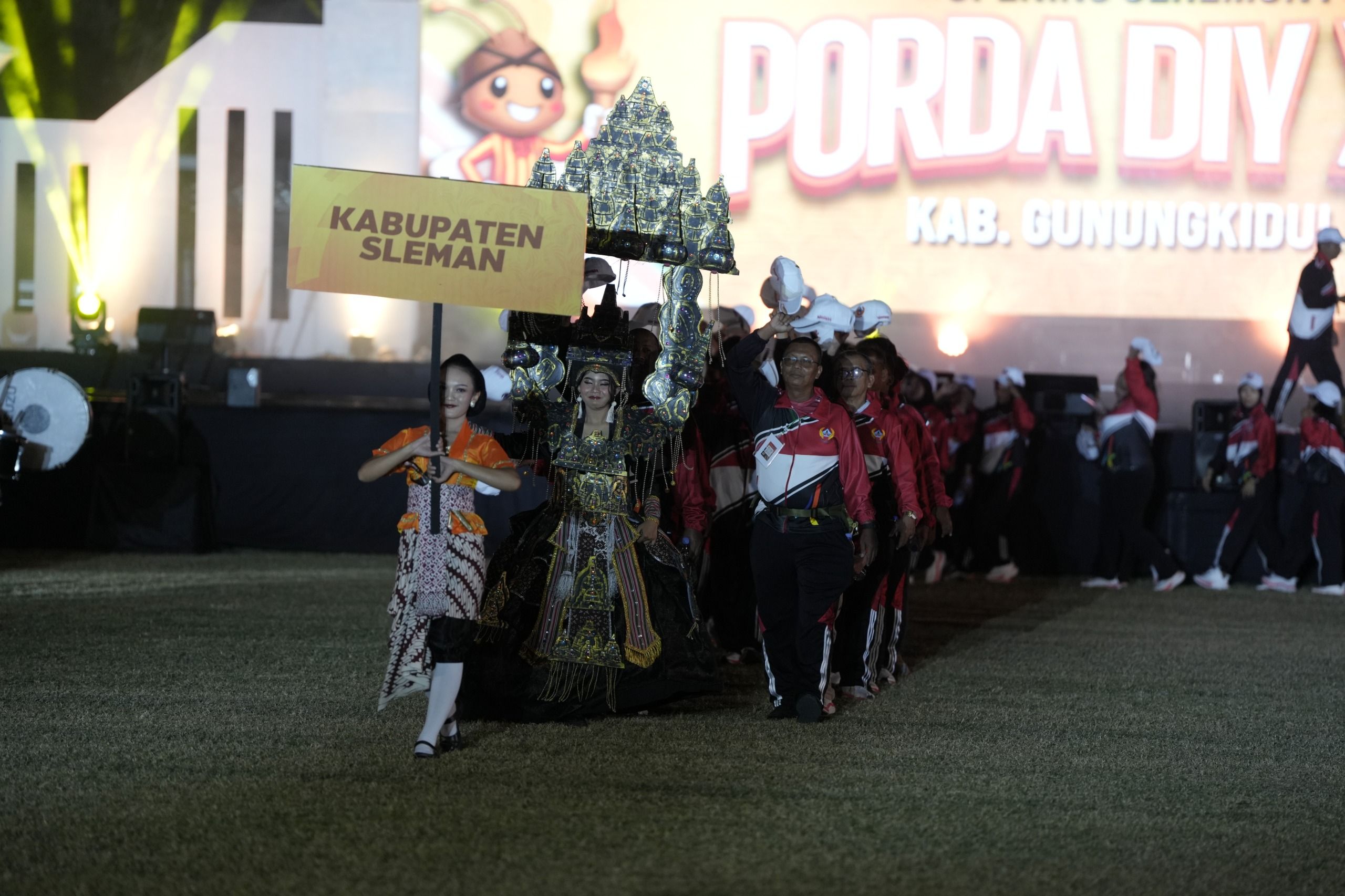 Kemeriahan Cabor Woodball Porda XVII DIY di Alun-alun Wonosari Gunungkidul