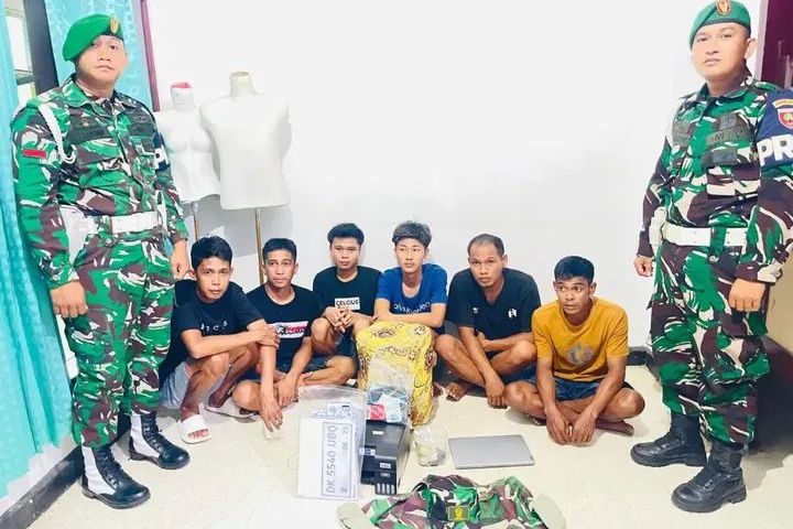 6 Sindikat Narkoba dan Penipuan Online Catut Nama TNI Ditangkap di Wajo