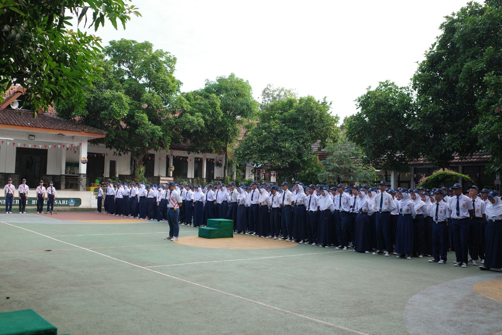 Satlantas Purwakarta Gelar Police Goes to School di SMPN 1 Bungursari