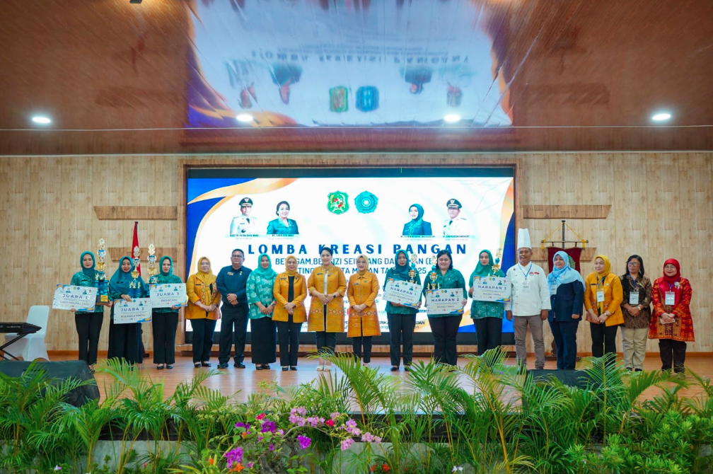 Lewat Lomba B2SA, Airin Rico Waas Semangati PKK Angkat Pangan Khas Medan