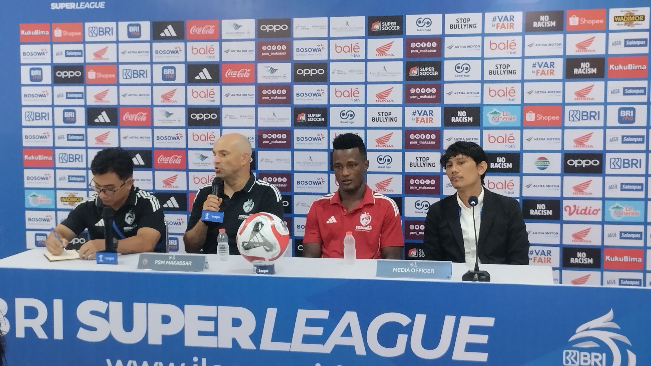 Pelatih PSM Lega Usai Raih Kemenangan Perdana dan Berikan Kekalahan Pertama untuk Persija