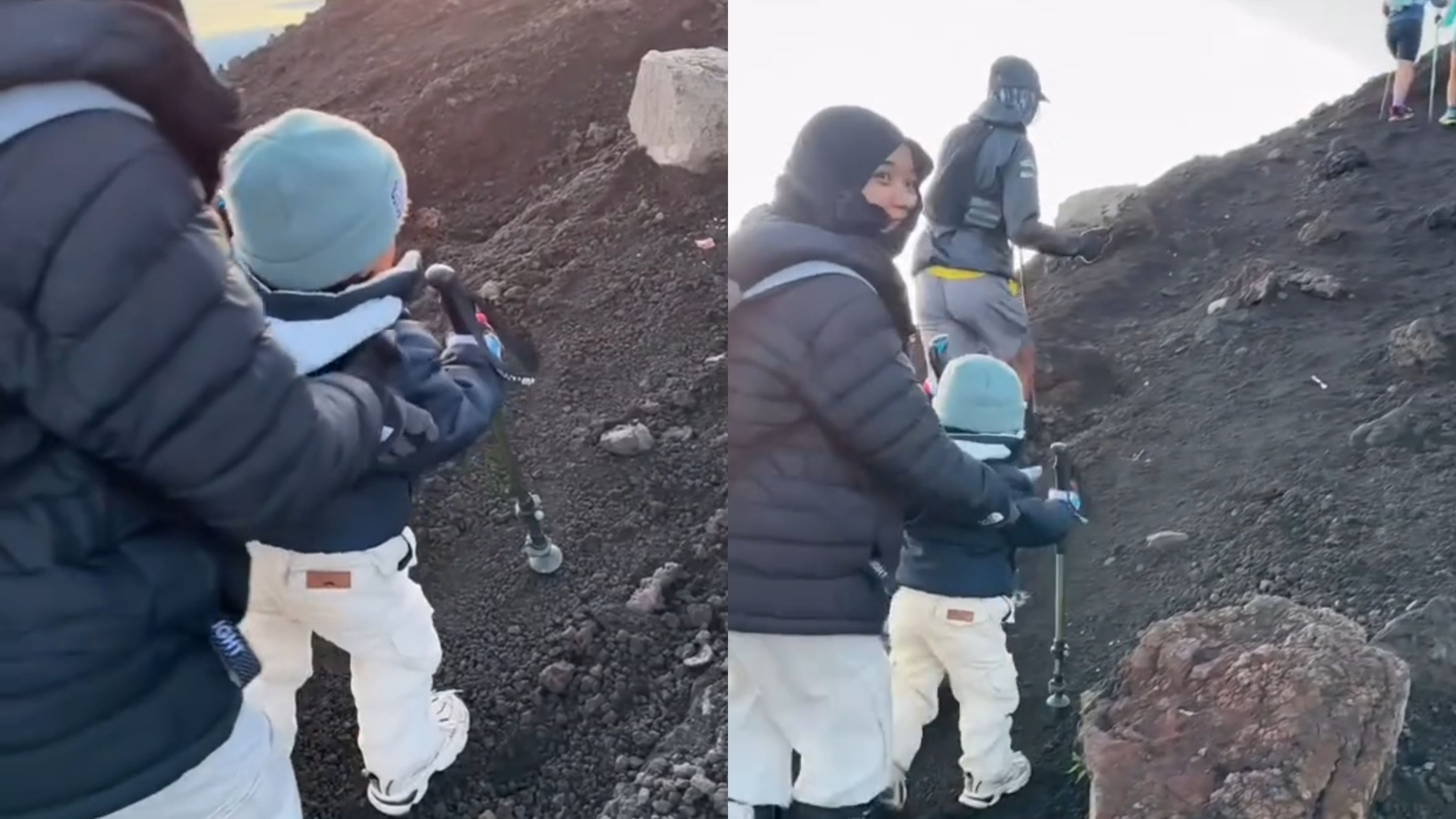 Anak Usia 3 Tahun Sukses Capai Puncak Rinjani, Tuai Pujian dan Perdebatan Netizen