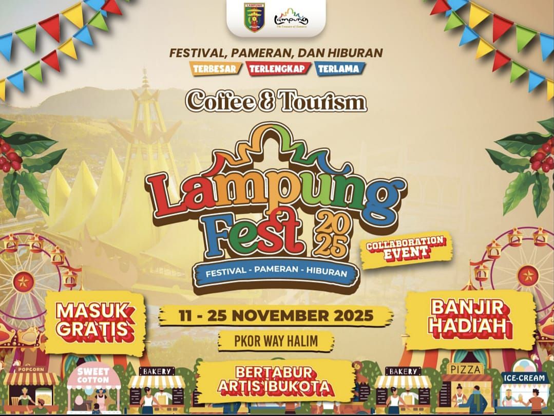 Lampung Fest 2025 Berakhir, Optimisme Pariwisata Lampung Makin Kuat