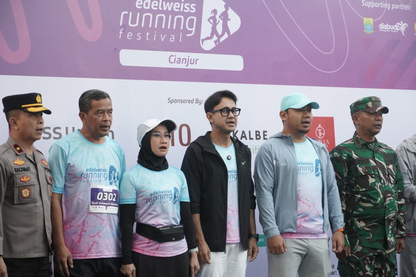 Wabup Cianjur Hadiri Running Festival Edelweiss dalam Rangka HUT ke-1 RS Edelweiss
