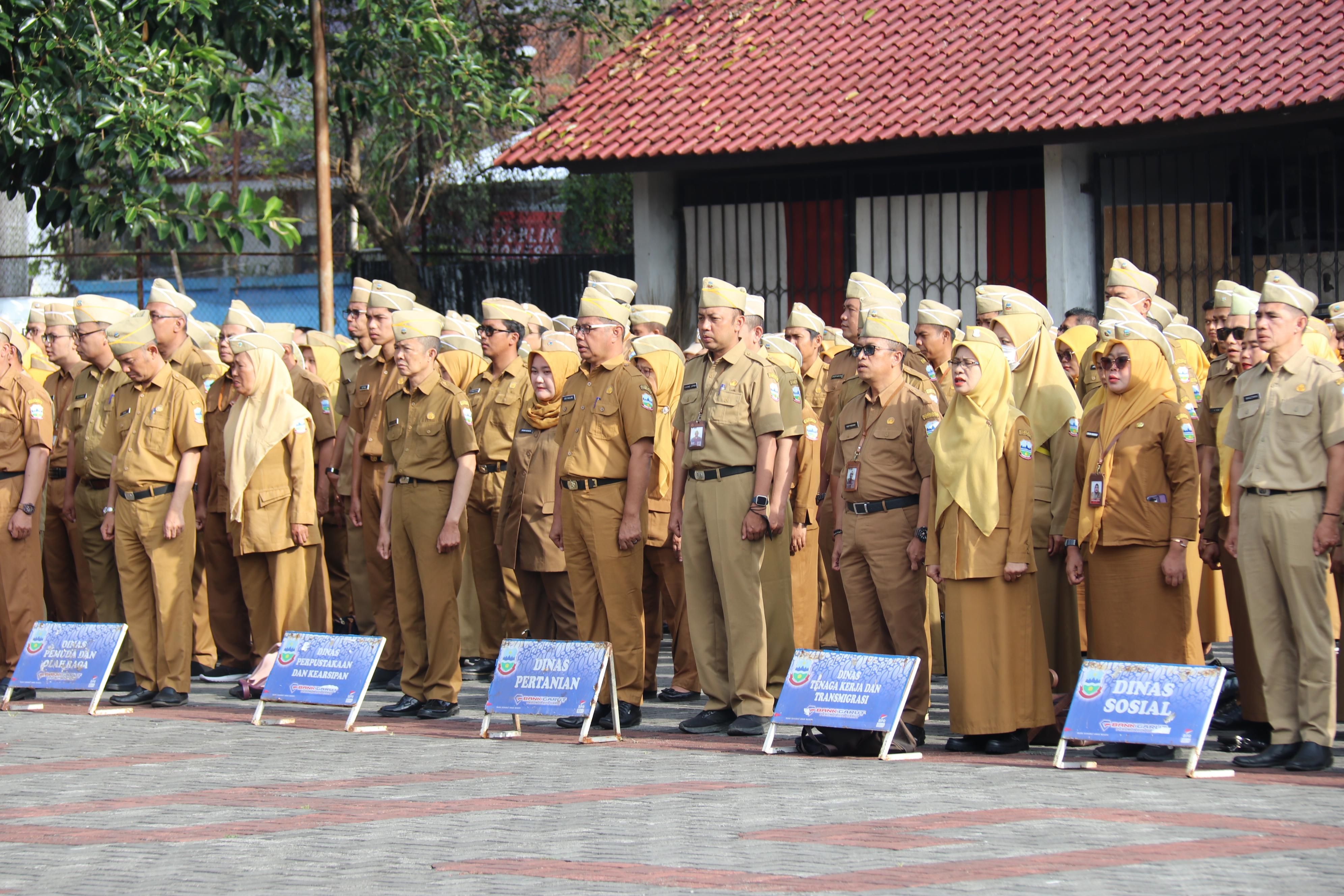Sekda Garut Pimpin Apel Bahas Pelaksanaan APBD Perubahan 2025