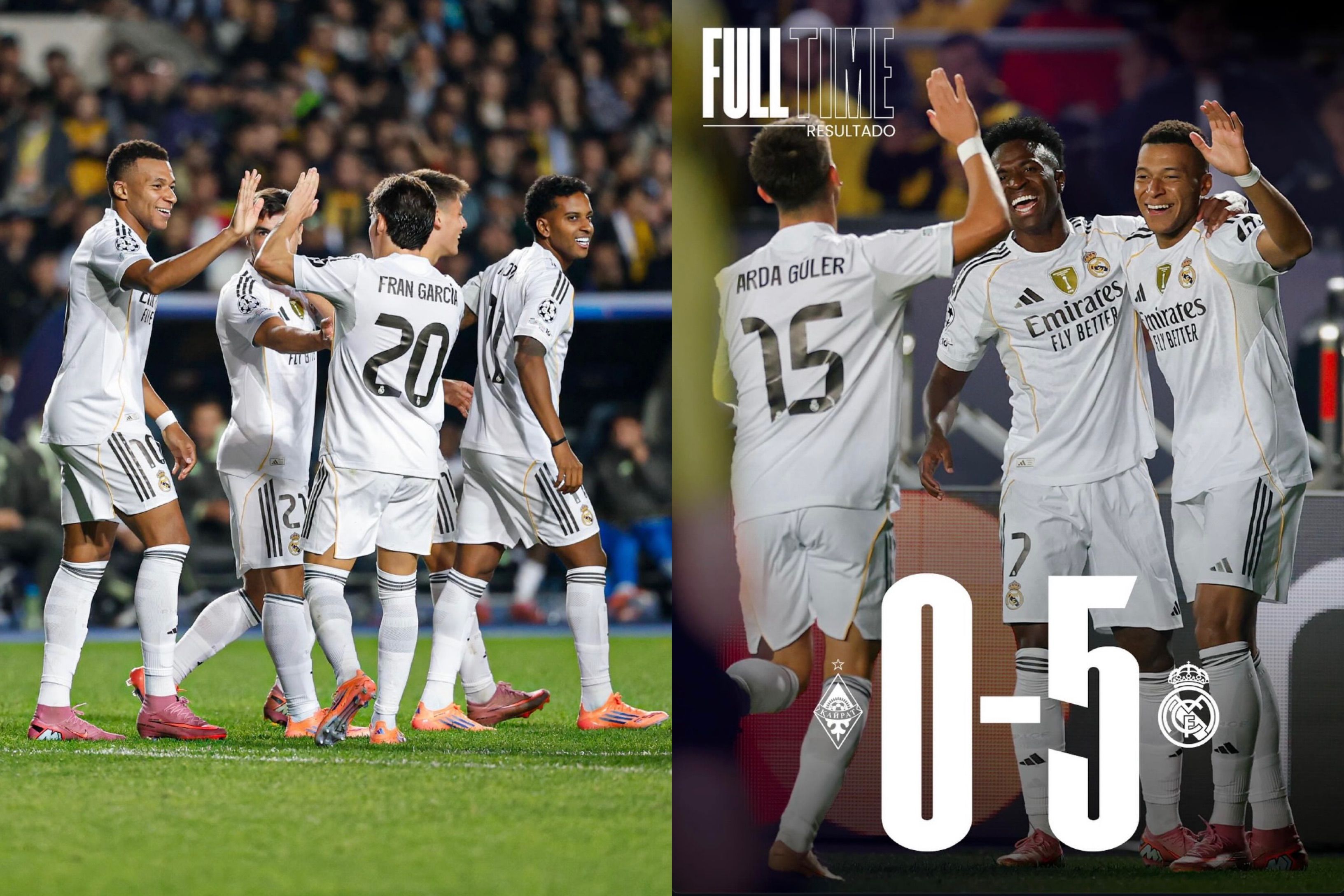 4 Fakta Pertandingan Real Madrid vs Kairat di UCL 2025: Mbappe Hattrick, Skor Akhir 5-0!