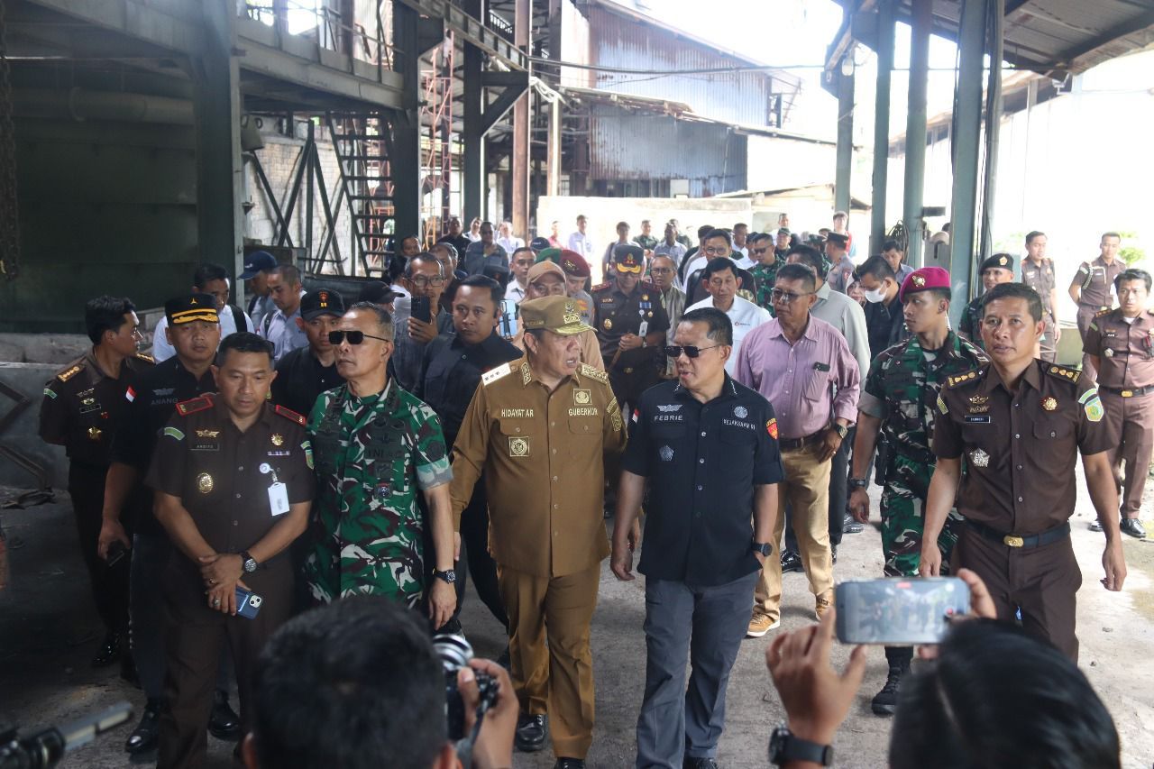 Kunjungan Lapangan Tim Pengarah dan Pelaksana Satgas PKH di Provinsi Kepulauan Bangka Belitung